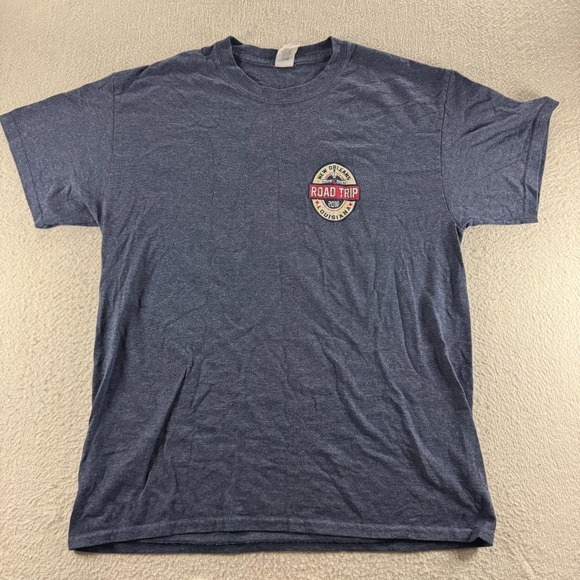 Gildan Other - Gildan T-Shirt Unisex Large Blue New Orleans Road Trip 2018 Graphic Streetwear